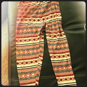 Patterned Aztec Leggings